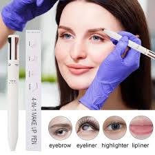 4-in-1 Makeup Pen: Waterproof Eyeliner, Brow Pencil, Highlighter & Shadow Stick