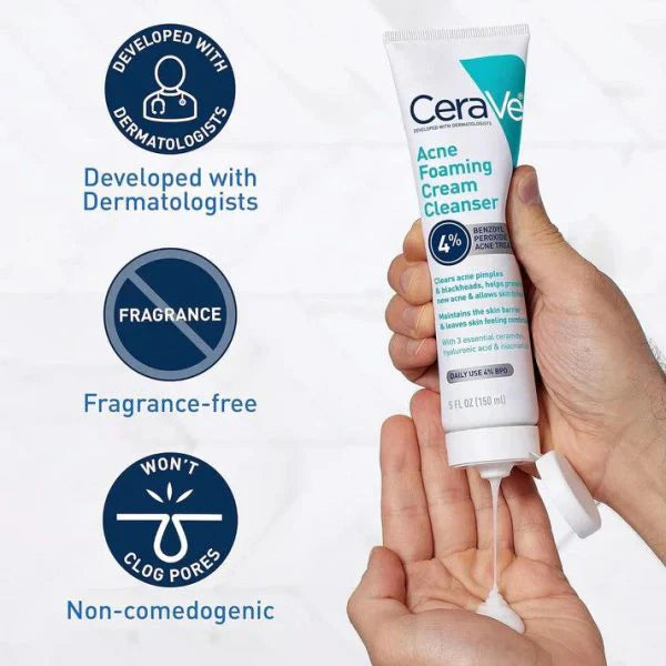 CeraVe 4-in-1 Skincare Kit – Cleanser, Serum, Sunblock & Night Cream
