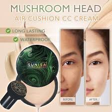 SUNISA foundation Base Original 3 In 1 | Air Cushion CC & Bb Cream | Waterproof Foundation | Moisturizing Liquid Foundation with Sponge