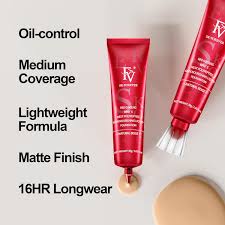 FV Liquid Foundation | Full Coverage, Matte Finish, Long-Lasting Makeup