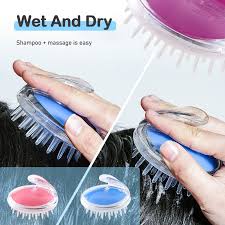 Head Scalp Massage & Shampoo Brush | Soft Silicone Bath Brush | Random Colors