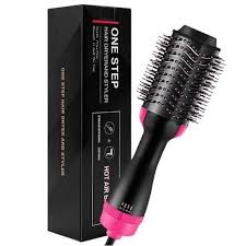 One Step Hot Air Brush | 3-in-1 | Dryer, Straightener & Volumizer for Effortless Styling